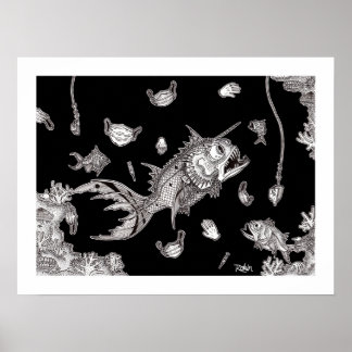 Poster Covid Fish ポスター
