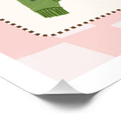 Poster Cozy Fashion Illustration Aesthetic | Cute ポスター (コーナー)