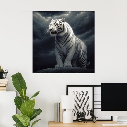 Poster Croc Blanc ポスター (ホームオフィス)