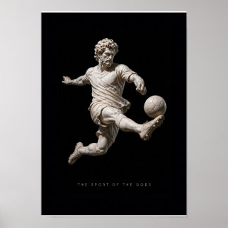 Póster cuadro Fútbol: el deporte de los Dioses ポスター