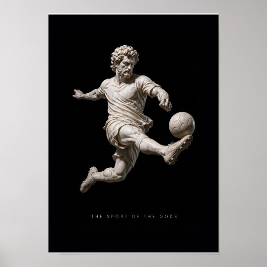 Póster cuadro Fútbol: el deporte de los Dioses ポスター (正面)