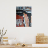 Poster d une peinture "Cascade1" de Valérie Bosche ポスター (キッチン)