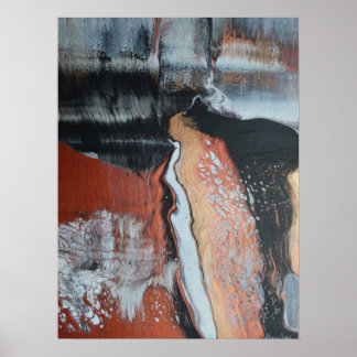 Poster d une peinture "Cascade1" de Valérie Bosche ポスター