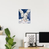 Poster Dalmatian angel puppy 絵画's ポスター (ホームオフィス)