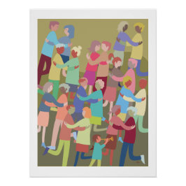 poster dancing people ポスター