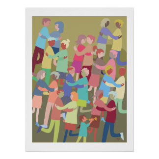 poster dancing people ポスター
