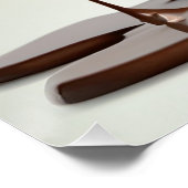 Poster de escultura humana de chocolate derretido ポスター (コーナー)