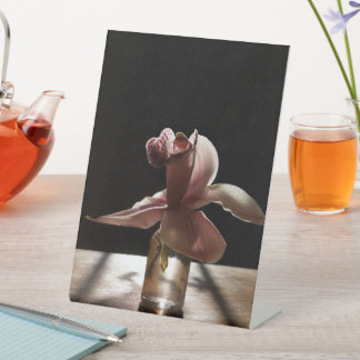 Póster De Madera Orquidea 台座サイン