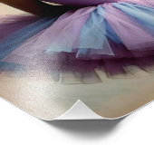 Poster de Niña bailarina con tutú フォトプリント (角)