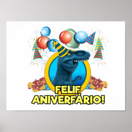 Poster de papel Festa Dinofauro ポスター