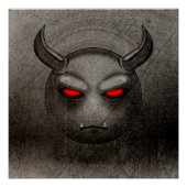 Poster Devilmoji Vintage ポスター (正面)