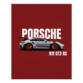 Poster digital Porsche 911 GT3 RS  ポスター (正面)