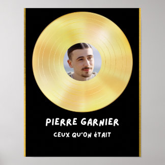 Poster Disque d'Or Pierre Garnier ポスター