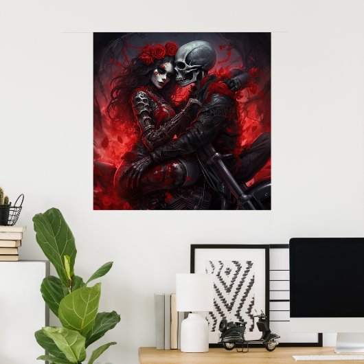 Poster Diva des Deux Roues ポスター (ホームオフィス)