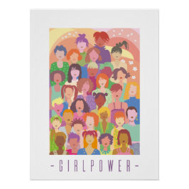 poster diversity "girlpower'  ポスター