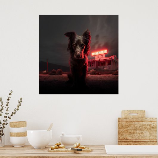 Poster Dog ポスター (キッチン)