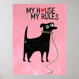 Poster dog | Funny & decorative Poster ポスター