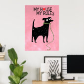 Poster dog | Funny & decorative Poster ポスター (ホームオフィス)