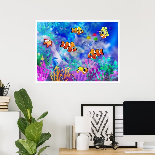 poster_dolnfishB ポスター (ホームオフィス)