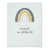 Poster, Dream, Rainbow, Inspiration, Wall decor フォトプリント (正面)