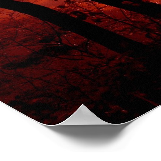 POSTER DSC_9022_sunset at Pease Reserve ポスター (角)