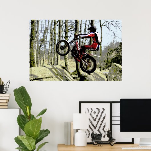 Poster effect trials rider ポスター (ホームオフィス)