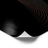 Póster elegante de mariposa abstracta ポスター (コーナー)