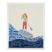Poster espiritual superar miedo culpa excusas ポスター (正面)