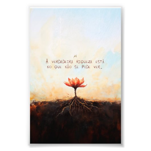 Poster Essência (frase II) フォトプリント (正面)