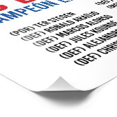 Poster FC Barcelona Campeón de Liga 2023 フォトプリント (角)