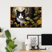 Poster Feline Adventures in the Forest ポスター (ホームオフィス)