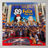 Poster Felix The Cat 105 Anos ポスター (正面)