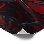 Poster Femme Intrépide à Moto ポスター (角)