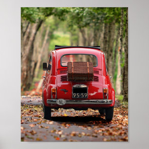 poster fiat 500 ポスター