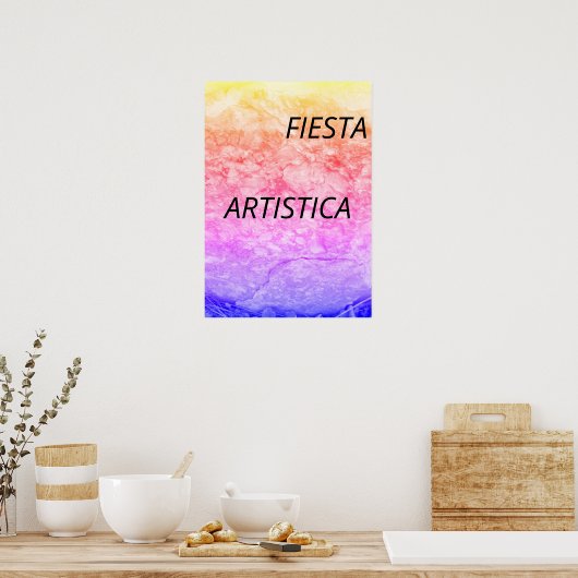 Poster. Fiesta Artistica ポスター (キッチン)