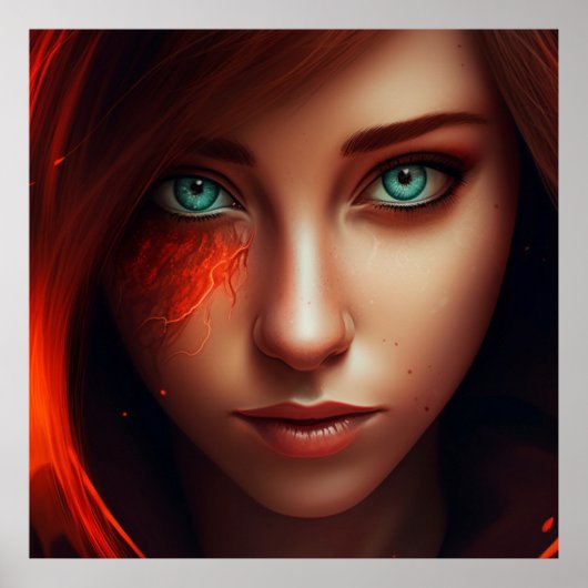 Poster Fille Super-Héros ポスター (正面)