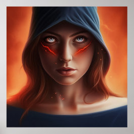 Poster Fille Super-Héros ポスター