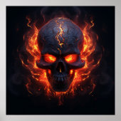 Poster Flames of the Skull ポスター (正面)