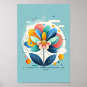 Poster fleur ポスター (正面)