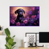 Poster Floral Tails ポスター (ホームオフィス)