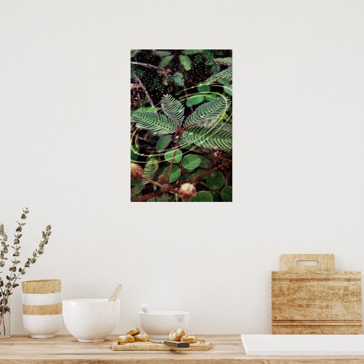 Poster Folhas ポスター (キッチン)