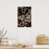 Poster Folhas - Green ポスター (キッチン)