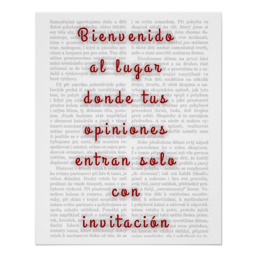 Póster Frase Sarcástica con Tipografía Moderna  ポスター (正面)