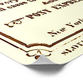 Poster from the Pony Express: American History ポスター (角)