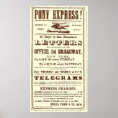 Poster from the Pony Express: American History ポスター (正面)