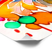 Pôster Gato Aquarela ポスター (コーナー)