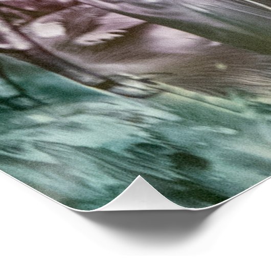 Poster Geisha in Dreamscape ポスター (コーナー)