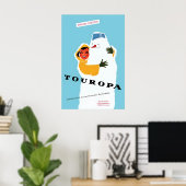 Poster German Railways -Touropa Winter 195960 ポスター (ホームオフィス)