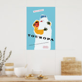 Poster German Railways -Touropa Winter 195960 ポスター (キッチン)