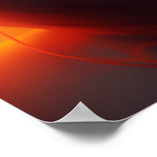 Poster Girl with Fire ポスター (角)